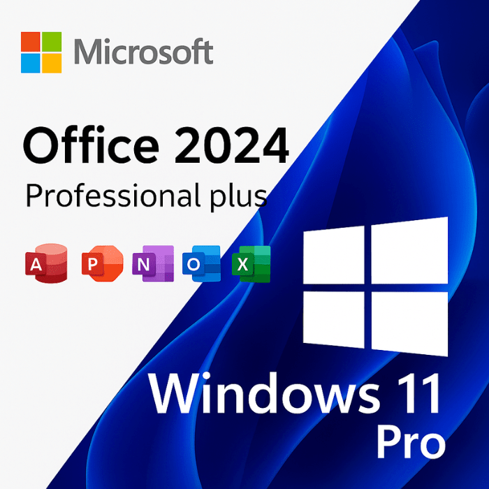 Windows 11 Pro + Office 2024 Professional Plus Key (Lifetime) -