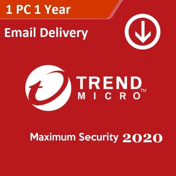 Trend Micro Maximum Security - 1 PC 1 Year